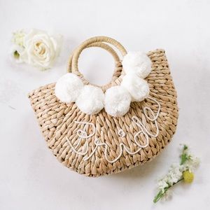 Bride Straw Purse | Perfect for Bachelorette Weekend, Honeymoon, Bridal Shower!